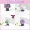 Natural Crystal Mini Tree Decor With Geometric Shape For Home Office Desk Gift