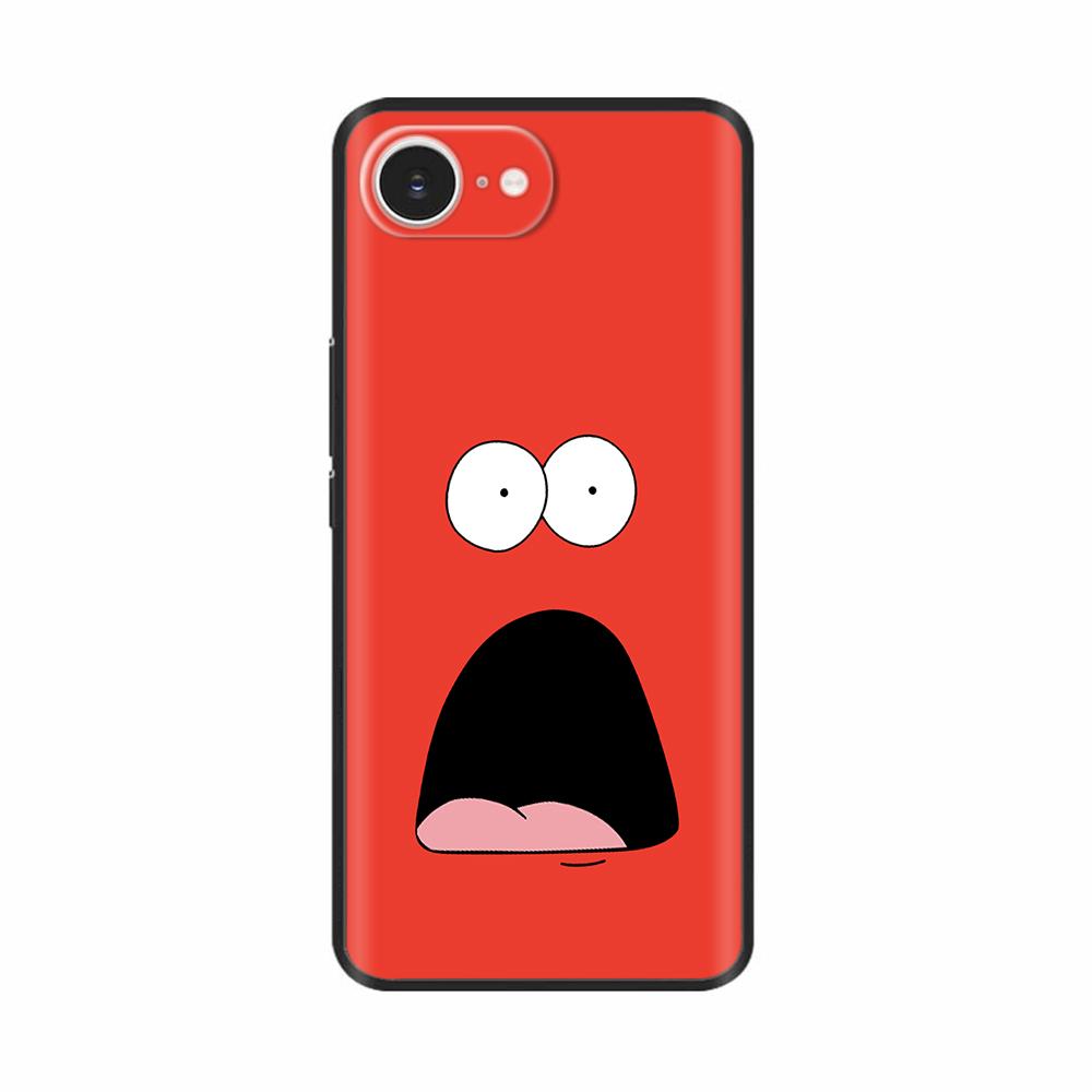 Soft TPU Black Silicon Phone Case For iPhone 16E iPhone16E SE 2025 SE4 5G Painted Shockproof Shell Cover Cases Bumper Funda Capa