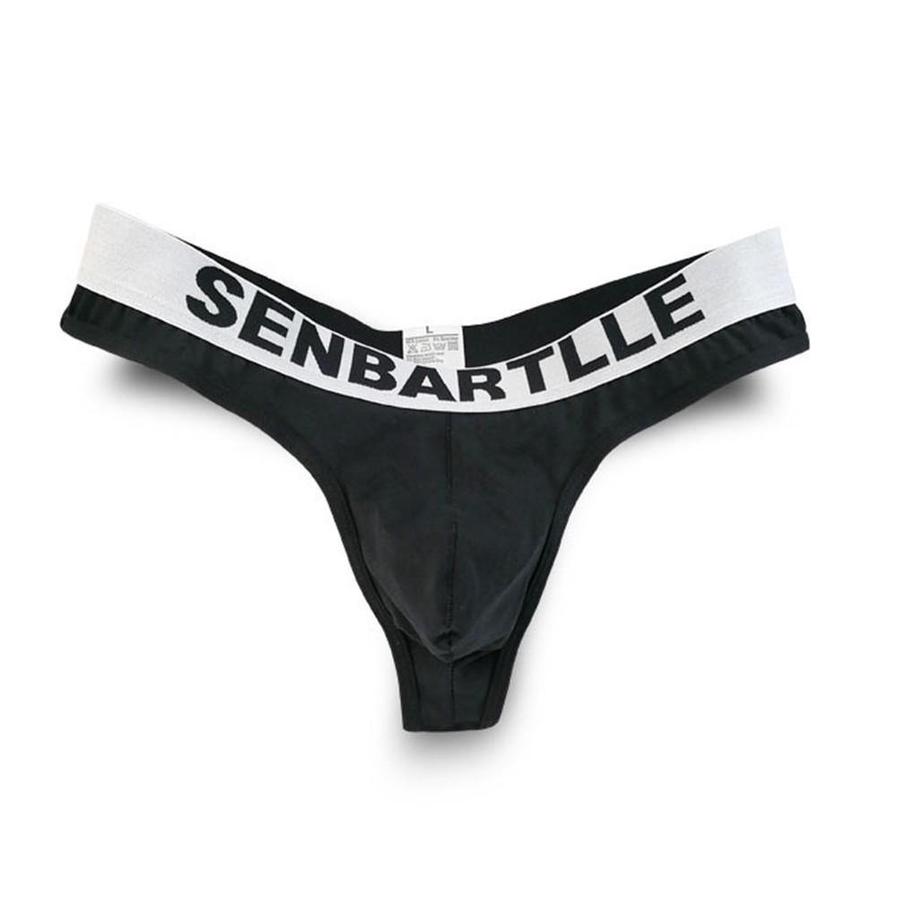 Lenjerie de corp sexy din bumbac pentru bărbați. Slip cu talie joasă