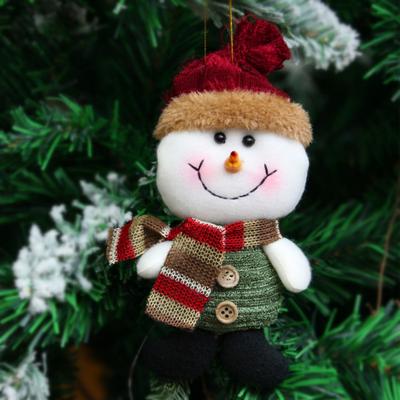Happy New Year Xmas Ornaments Santa Claus Snowman Elk Tree Pendant Doll Hang Decorations for Navidad Home Decor Christmas Decor