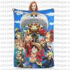 Luffy one piece Throw Blanket for Couch Fuzzy Soft Plush Blanket 50x60 Inches Multi-size Bedspread for All Seasons