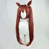 Anime Game Umamusume: Pretty Derby Daiwa Scarlet Cosplay Costume Wig Combat Uniform Skirt Woman Halloween Carnival Party Suit
