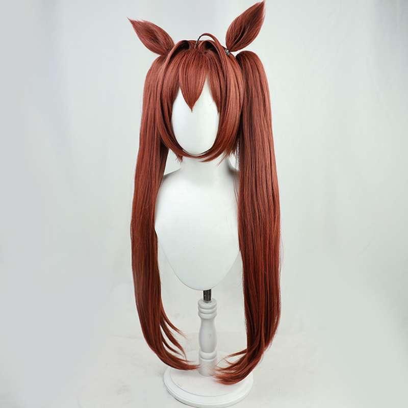 Anime Game Umamusume: Pretty Derby Daiwa Scarlet Cosplay Costume Wig Combat Uniform Skirt Woman Halloween Carnival Party Suit