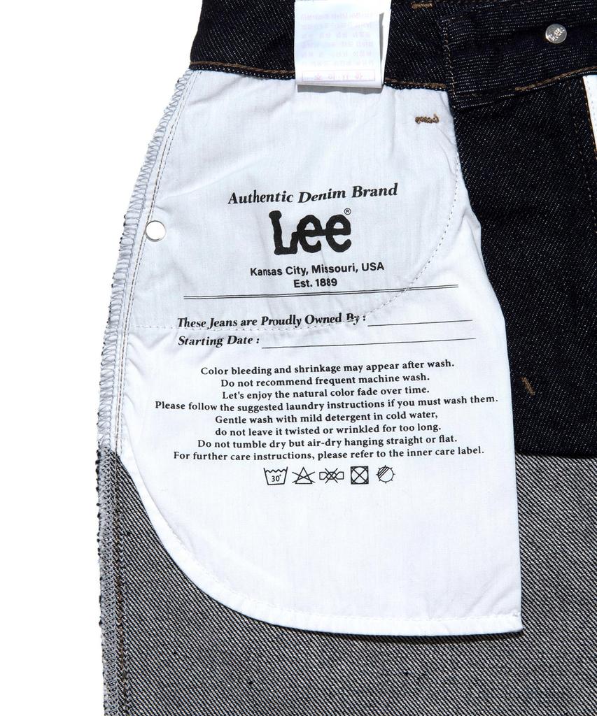 Lee Denim Mini Skirt Indigo Raw