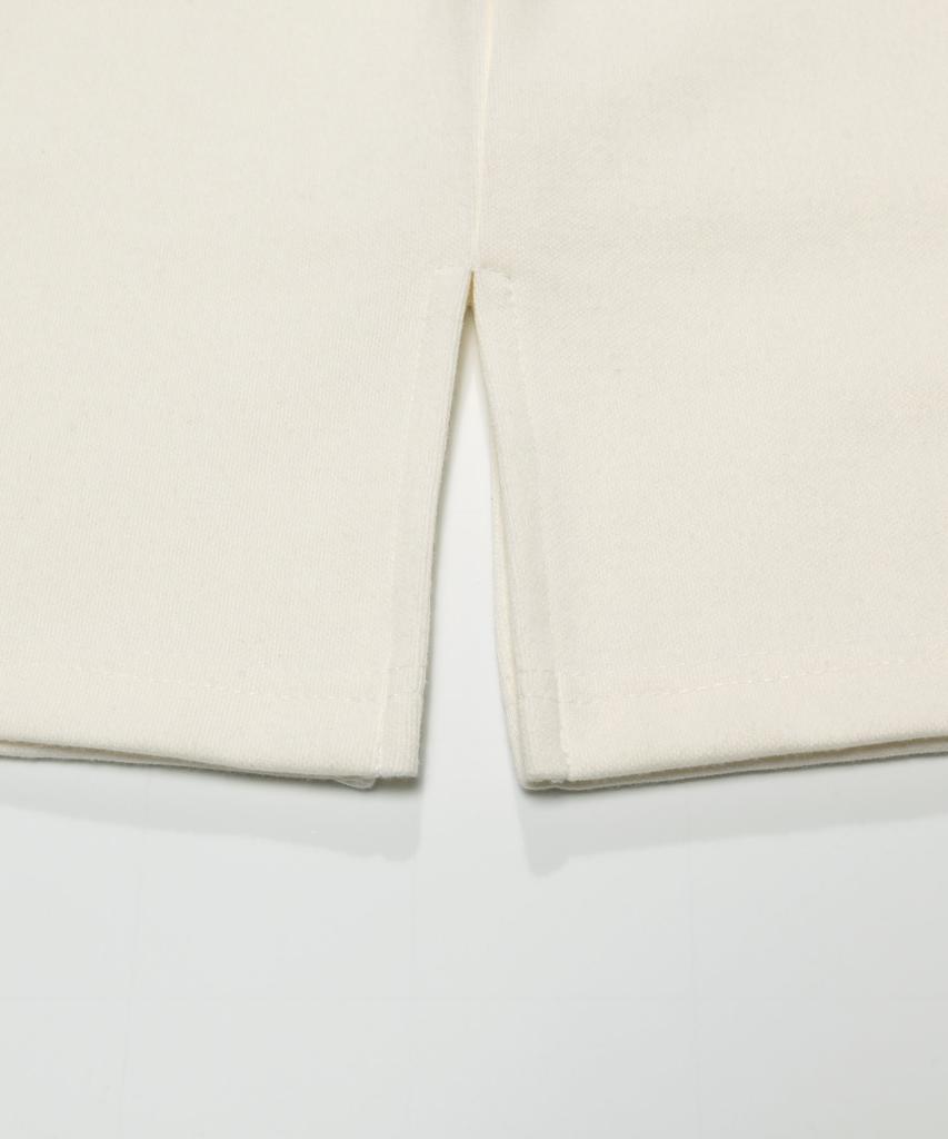 JEMUT Eddy Oversized Short Sleeve T-Shirt Cream Kjst2189
