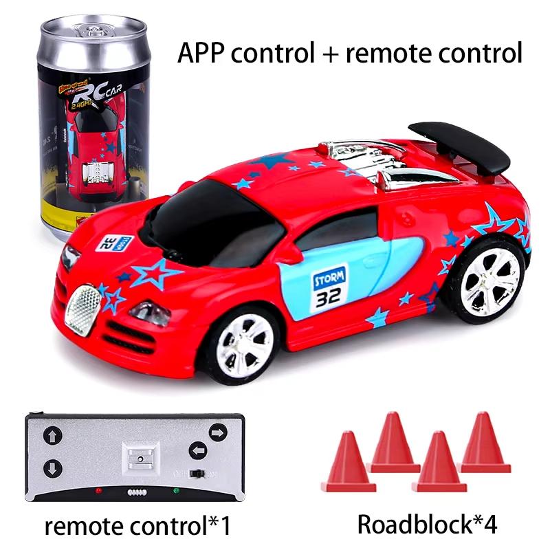 RC Racing Car Mini 1/58 Can Vehicle APP Remote Controlled Cars Trucks Electric Drift Rc Model Radio Contol Child Toy Boys Gift
