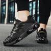 Mamba Black Warrior Men's Spring 2025 PU Mesh Breathable Running Shoes - Versatile Fashion Dad Sneakers