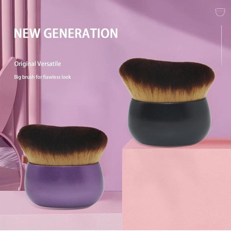 Professional Kabukis Makeup Brush For Full Body Selfs Tanning Bronzer Blending Seamless Coverage