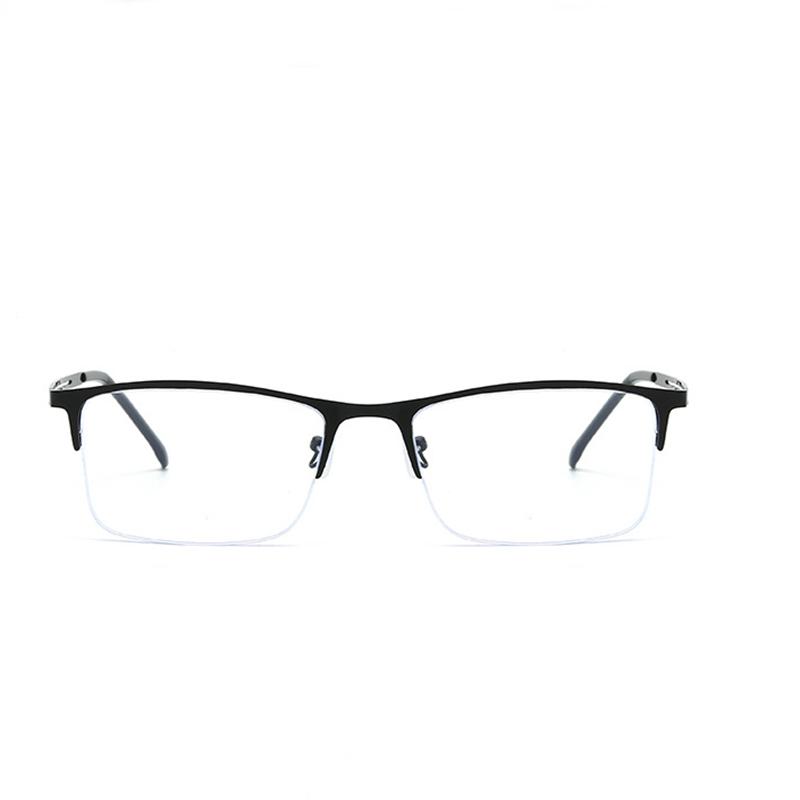 Half Frame Square Nearsighted Glasses For Women Men Fashion Shortsighted Optical Spectacles With Prescritpion -0.5 -0.75 To -6.0