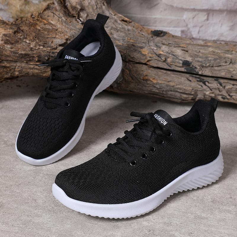 Fashion Mesh Breathable Casual Running Sports Shoes for Women Summer Fashion Platform Sneakers Woman Lightweight Non Slip Walking Shoes