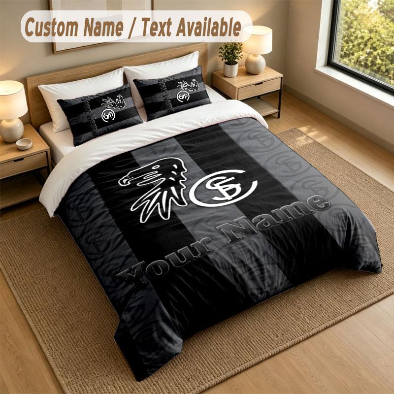 Bedding Set 1 Duvet Cover 2 Pillowcases SC Freiburg FC Print Soft Bed Linen Bedroom Decor