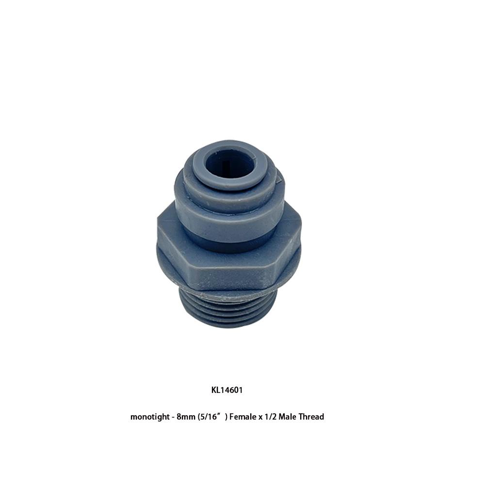 kegland Barware Plastic Valve Connector 9.5mm/8mm Female X 1/2 Male Thread Beer Brewing Homebrew