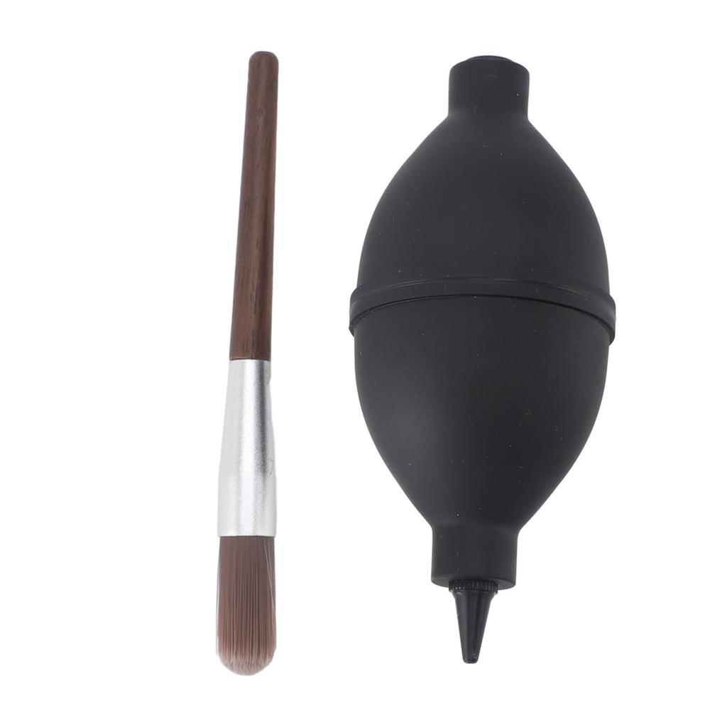 Air Blower Dust Blower for Coffee Grinder ABS Silicone Coffee Powder Air Move Cleaning Tool with Brush for Camera
