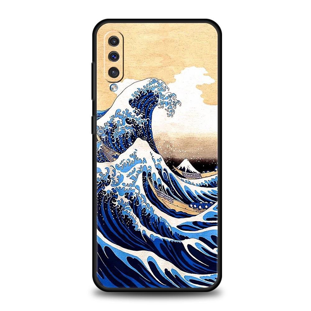 

Japan The Great Wave Of Kanagawa Case For Samsung A54 A52 A24 A14 A50 A70 A40 A20S A20E A02S A12 A22 A34 A42 A32 5G A04s Cover Samsung A20e