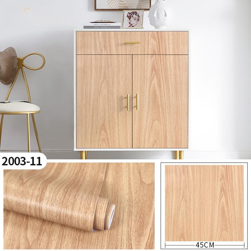 45cm*10m Samoprzylepne PVC Wodoodporne Obieranie i Przyklejanie Panele Paskowane 3D Tapeta z Wzorem Drewna Akcentowe Ściany Mebli i Dekoracja do Remontu Domu