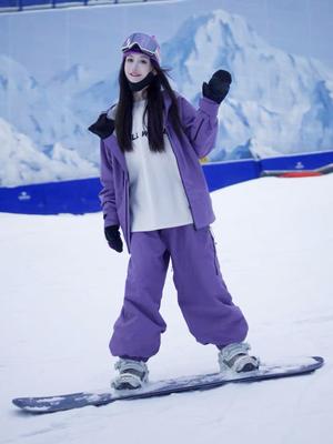 Unisex Northeast Snow Town Ski Suit: Single & Double Board, Velvet-Lined, Waterproof Jacket & Pants