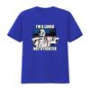 Blood in Out T Shirt Im a Lover Not Fighter for Men American Style vintage Washed Soft streetwear Comfortable homme graphic