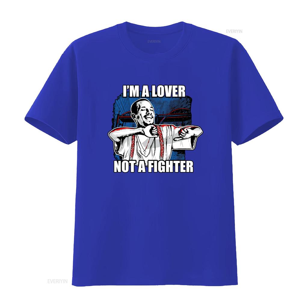 Blood in Out T Shirt Im a Lover Not Fighter for Men American Style vintage Washed Soft streetwear Comfortable homme graphic