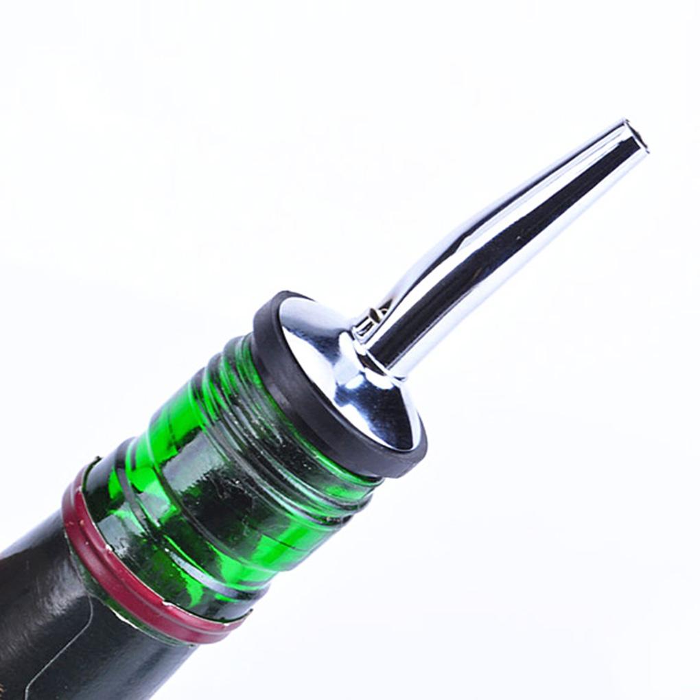 1PC/4PCS Wine Bottle Stopper Rustproof Good Sealing Lightweight Bar Wine Bottle Spout Pourer Rubber Plug for Clubs Cafes