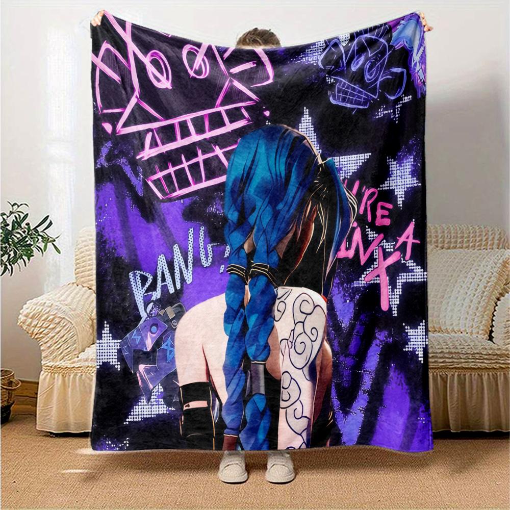 Arcane Flannel Blanket, High quality Comfortable for All Seasons, Home Decor, Warmth and Comfort