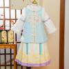 Hanfu d'hiver 2025: Ensemble jupe Ma Mian Dynastie Ming pour enfants - Tenue de Nouvel An épaisse et féerique pour petites filles