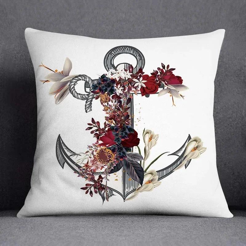 Musical Note Guitar Series Pattern Home Decoration Pillow Case Square Office Cushion Cover