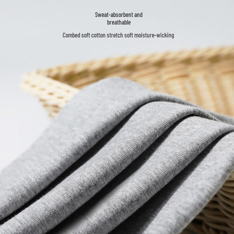 Qipilong Men's Classic V-Neck Cotton T-Shirt