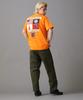 AVIREX TOP GUN SHEETING PATCH T-SHIRT men's M 150 orange 783-3934012