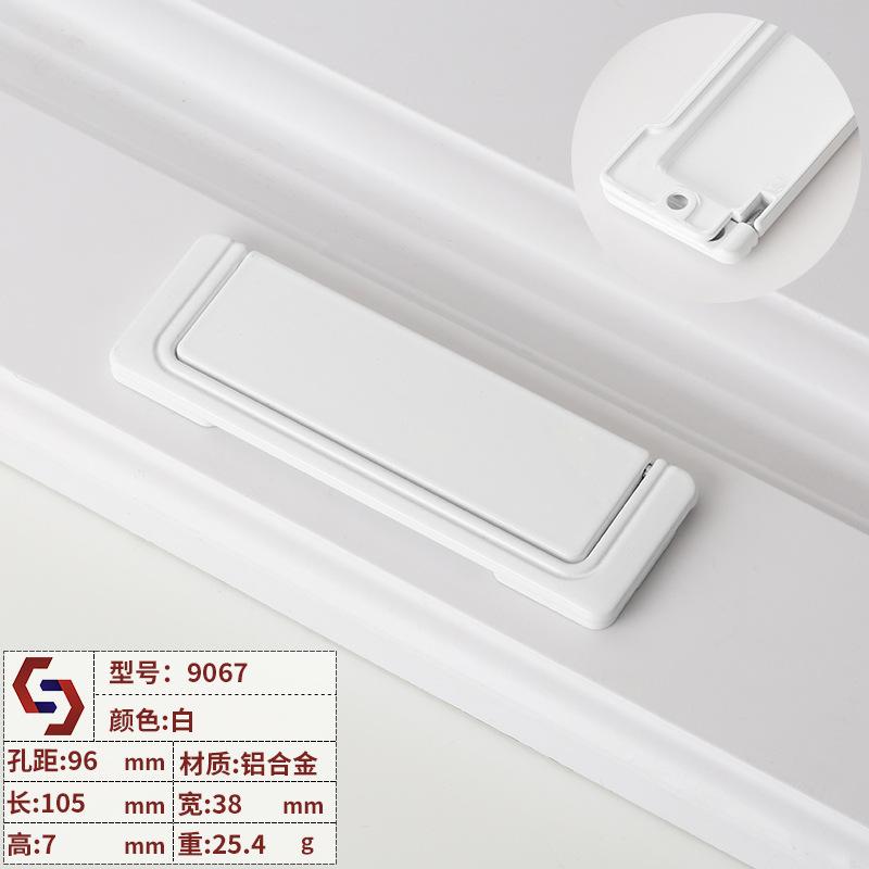 1pcs Modern Hidden Furniture Handles Black Gold Drawer Door Pull Handles for Cabinets and Drawers Beside  Knobs Cupboard Knob