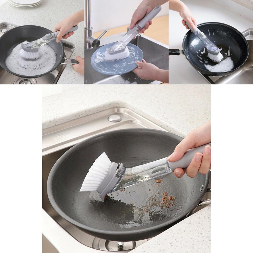 Ultimate Kitchen Pot Cleaning Tool With Non-stick Bristles