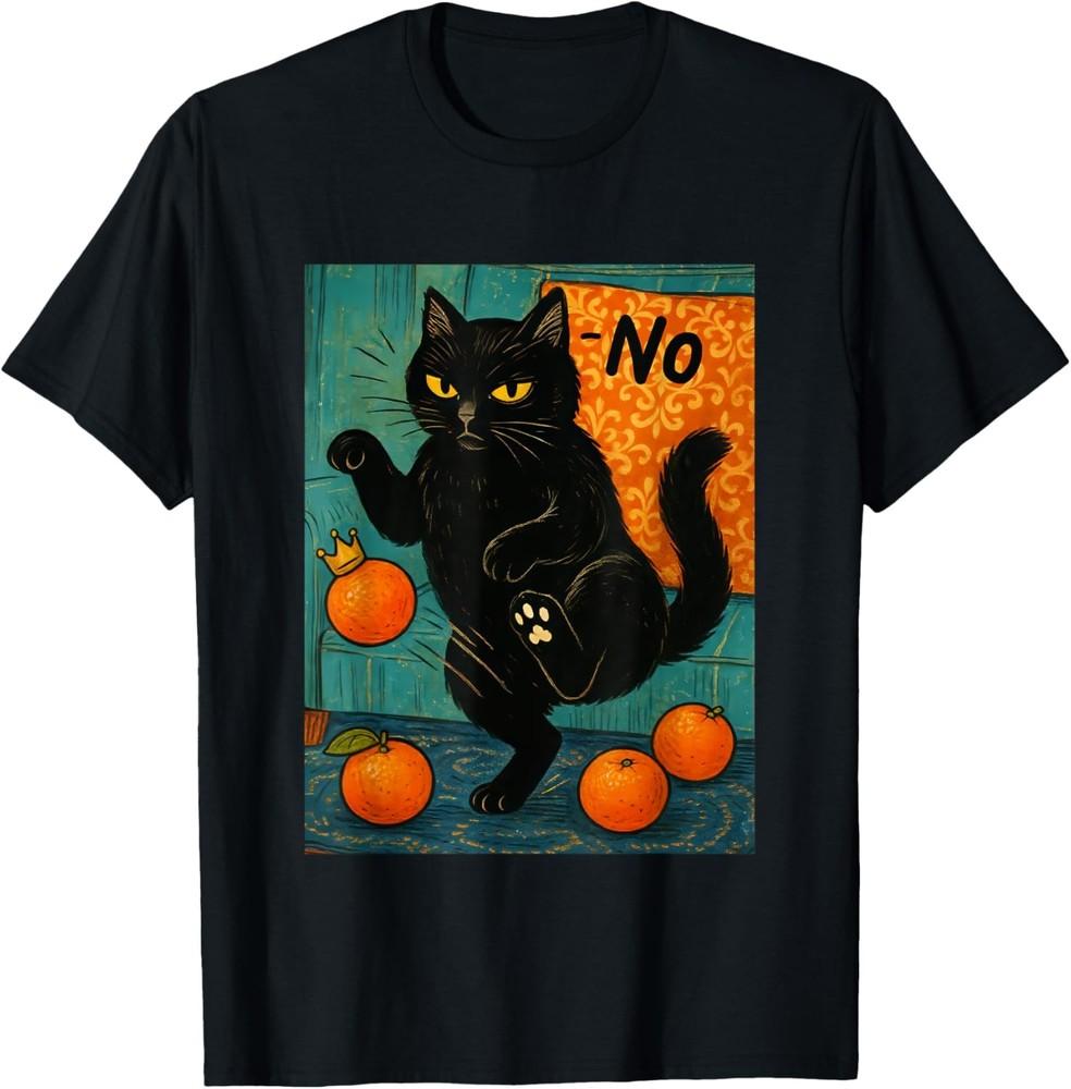 No Kings in America Black Cat Political Anti Trump Protest T-Shirt Unisex T-Shirt XXXXL