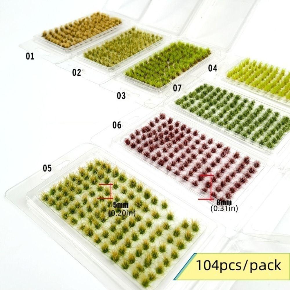 Miniature Shrubs Miniature Grass Cluster Terrain Model Kit Static Grass Tuft  Farmland House