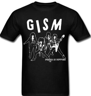 Gism Band Hardcore Punk Rock Anarcho Punks Is Hippies Unisex T-Shirt