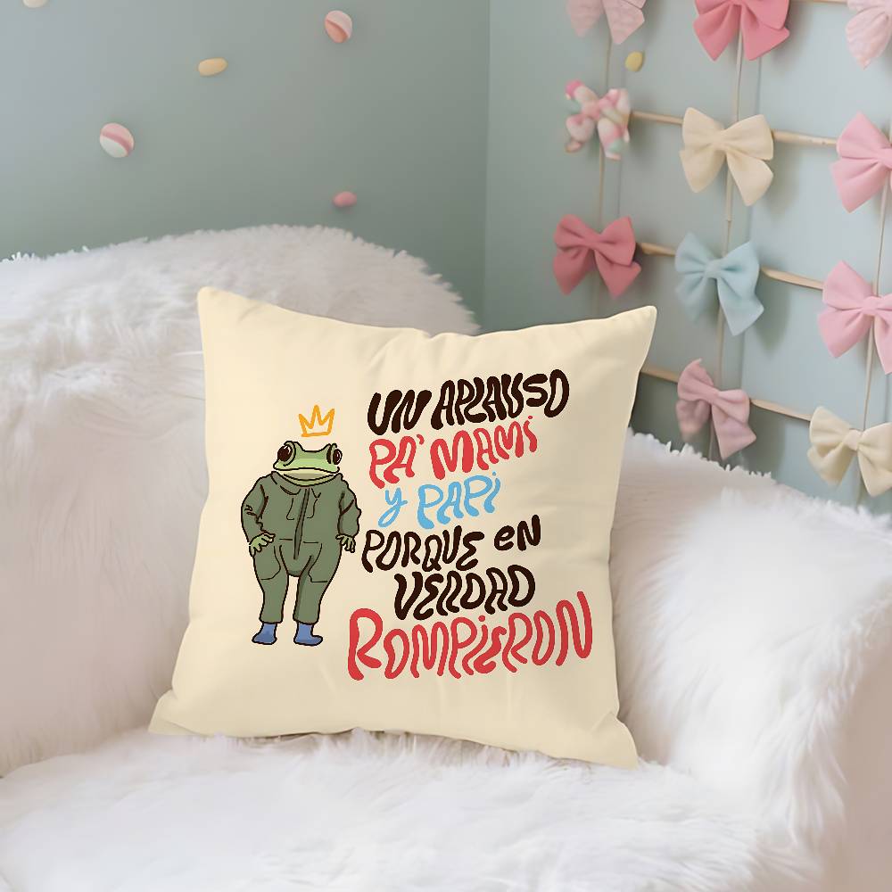 Venezuelas-Aesthetics-Art Pillow Case Cushion Cover Soft Cute Throw Pillow Case For Car Sofa Pillowcase Polyester With Zipper