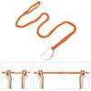 2Pcs Elastics Kayaks Paddle Leash with Hook Canoes Paddle Rope Strap AntiLost Rope Adjustable Paddle Holder Tool Lanyard