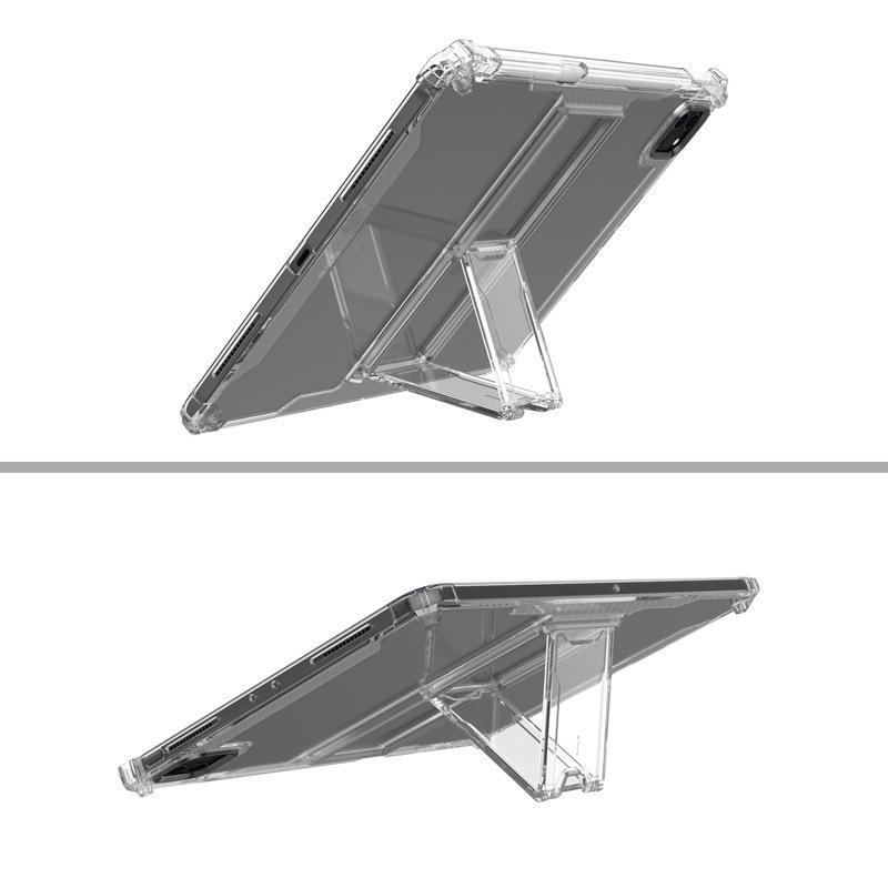 iPad Pro 13"/12.9" Stand Case: Thickened, Anti-Fall, Transparent Airbag Protection