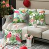 1/4pcs Tropical Flamingo Throw Pillow Covers Summer Hawaiian Style Cushion Cases for Home Sofa Decor Cushion Cover