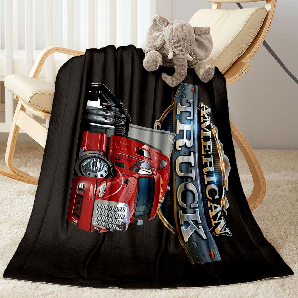 Kw Heavy Trucks Blanket Comfortable Great For Bed Picnics Chair For All Occasions Digital Print Gift For Travel Home Birthdays