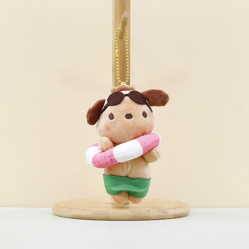 

Plush Animal Delightful Dog Pendant With Super Soft Filling Ideal Collectors For рожевий