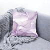 Elegant White Marble Pattern Cushion Cover Premium Comfort Reversible Pillow Cove Two In One Design for Any Room  Car Interior