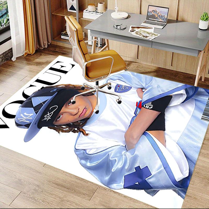 Urban Fashion Icon Carpet For Playroom Bedroom Living Room Sofa Home Decorkids Game Area Rug Nonslip Floor Mat