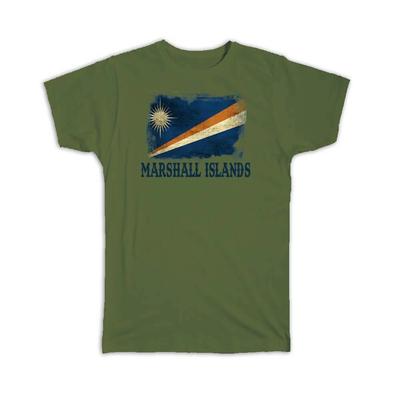 Geschenk-T-Shirt : Marshallinseln Marshallesische Flagge Stolzes Land Vintage Souvenir