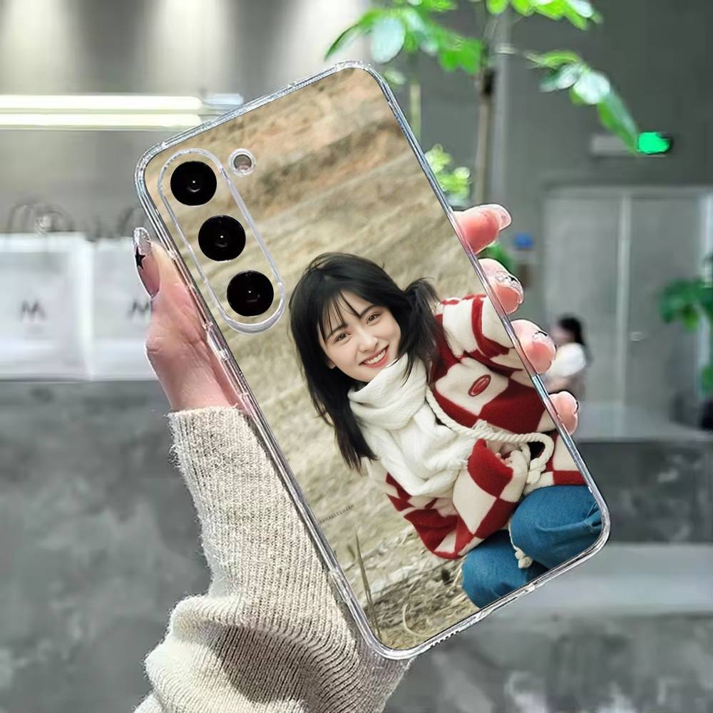 Chinese actress S-Shen Y-Yue Phone Case For Samsung Galaxy A91,80,73,72 ,71,53,52,32 ,31,22,21s,20,Transparent Case