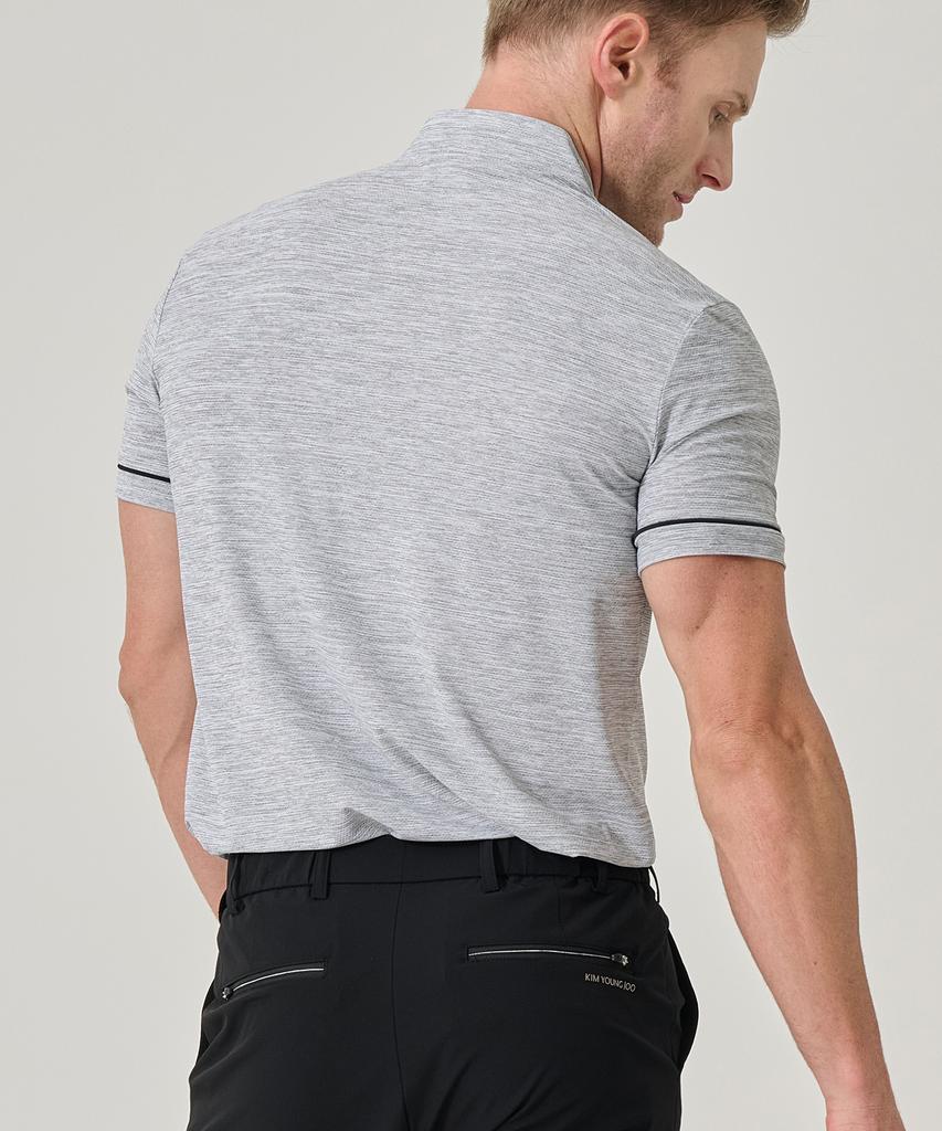 BILTMORE Men'S Golf Cation Jacquard Short Sleeve T-Shirt