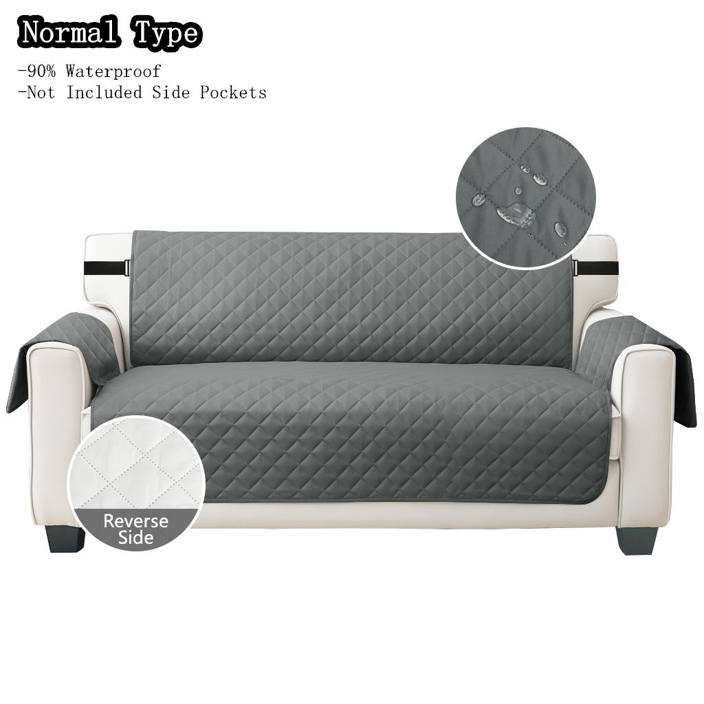 100% Waterproof Couch Covers Sofa Cover Non-Slip Sofa Slipcover with Elastic Straps Sofa Protector Furniture Cover for Pets Dogs