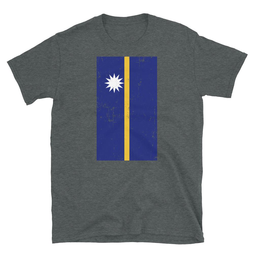 

Nauru Oceania Yaren Distressed Flag Short-Sleeve Unisex T-Shirt M