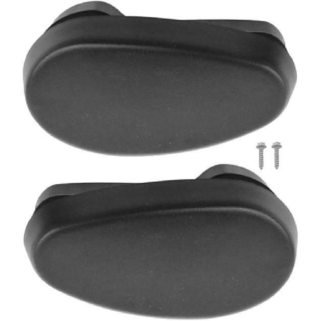 

Tubular Side Step Bar End Cap, Running Board End Caps Pair, 68044463AB/68044463AC, 2009-2016 Compatible with Dodge Ram 1500/2500/3500 Truck