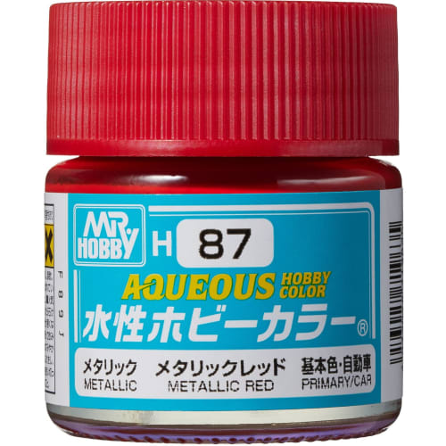 

GSI Creos New Water-based Hobby Color Metallic Red 10ml Model Paint H87