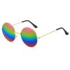 Retro Round Metal Sunglasses - Unisex Prince & Harry Potter Style, Perfect for Weddings