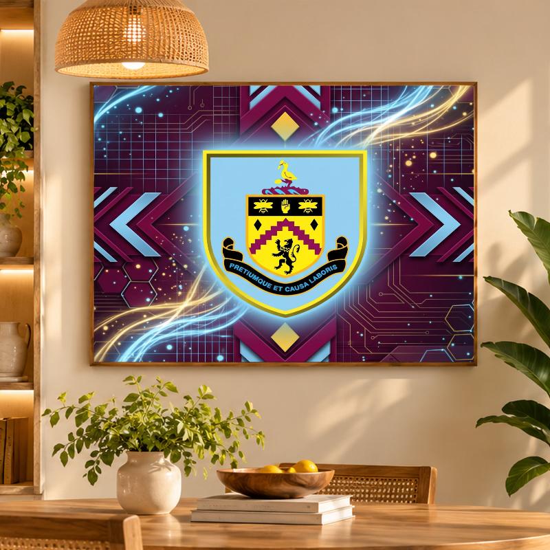 5D Diamond Painting Burnley Football DIY Full Drill Diamond Art Kit Home Decoration